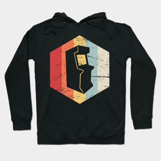 Retro Arcade Game Icon Hoodie by MeatMan